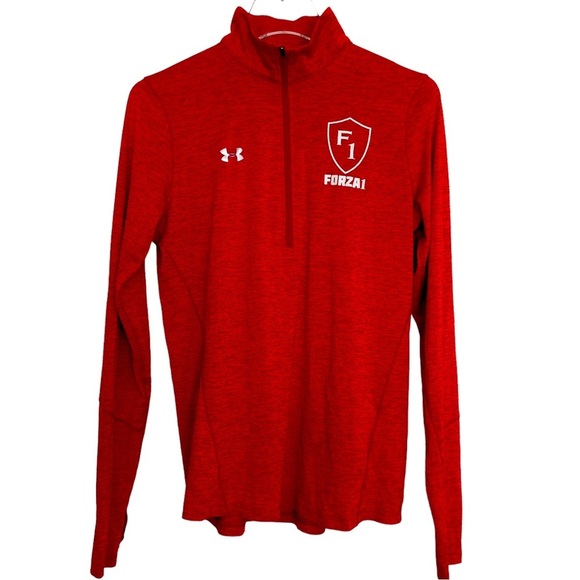 Girls Long Sleeve Red Pullover Volleyball Warmup Size Medium FORZA 1 Volleyball - Picture 1 of 5